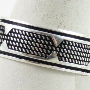 Sterling Silver Vintage 925 Rope Trim Band Ring Size 11 (7.5 Grams)